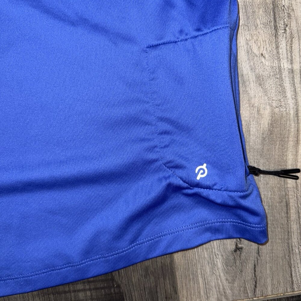 Peloton Men's Warm-Up Lightweight Jacket 1/4 Zip Pullover Blue XL‎ - Casual - Picture 3 of 6